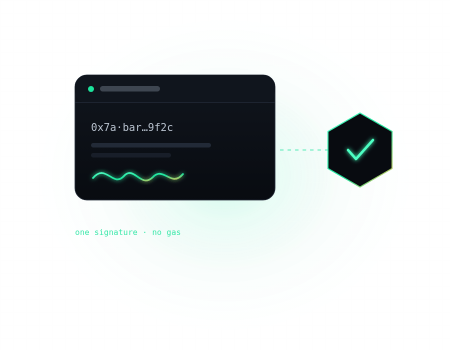 A wallet being connected to Quetz